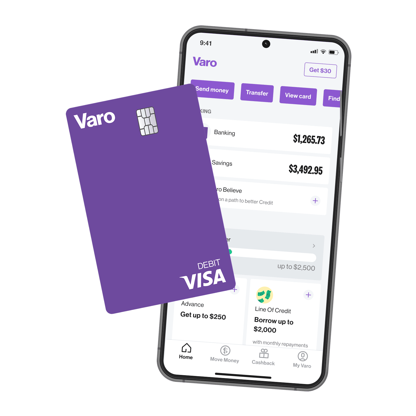 Varo Visa Debit Card and App