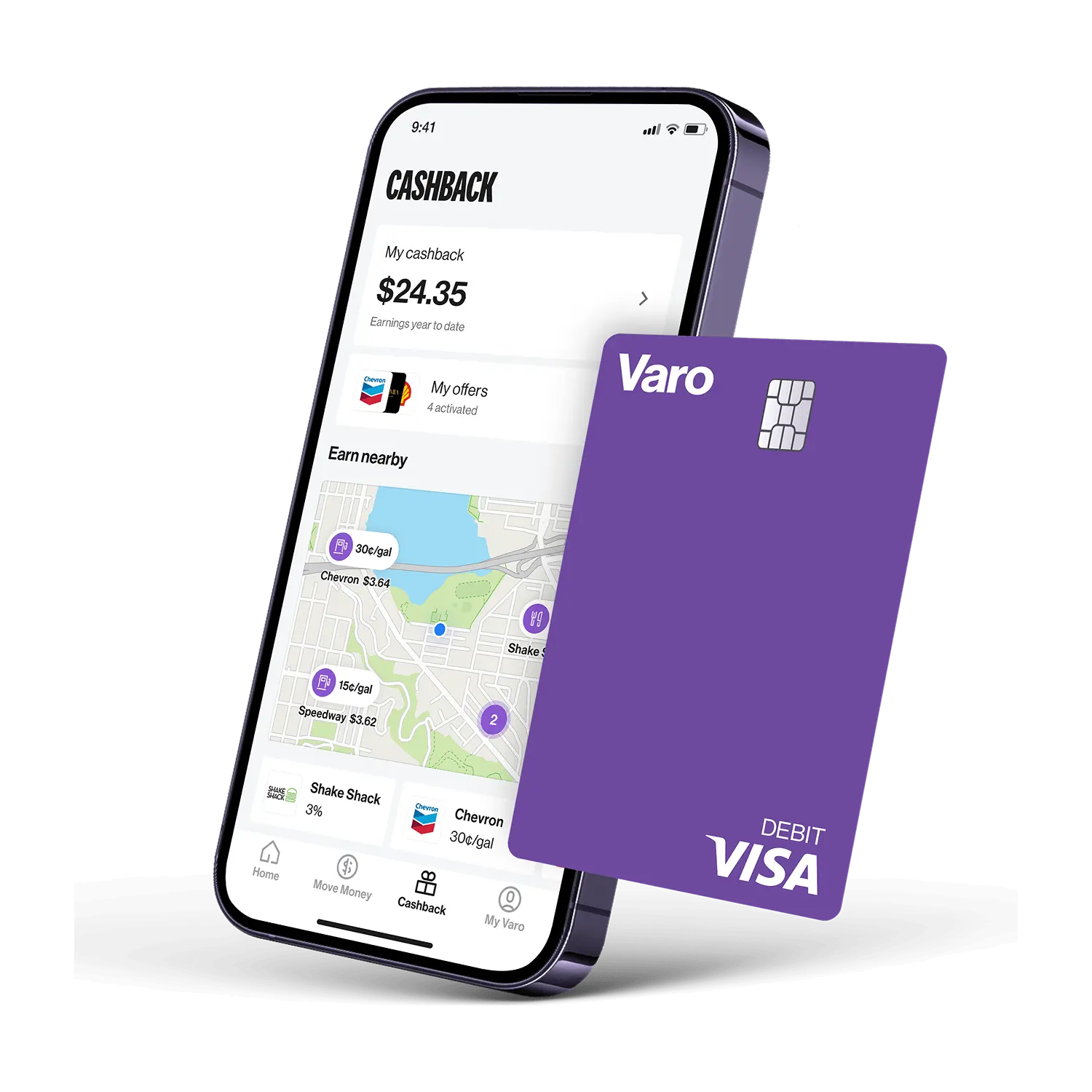 Varo + Upside cashback offers